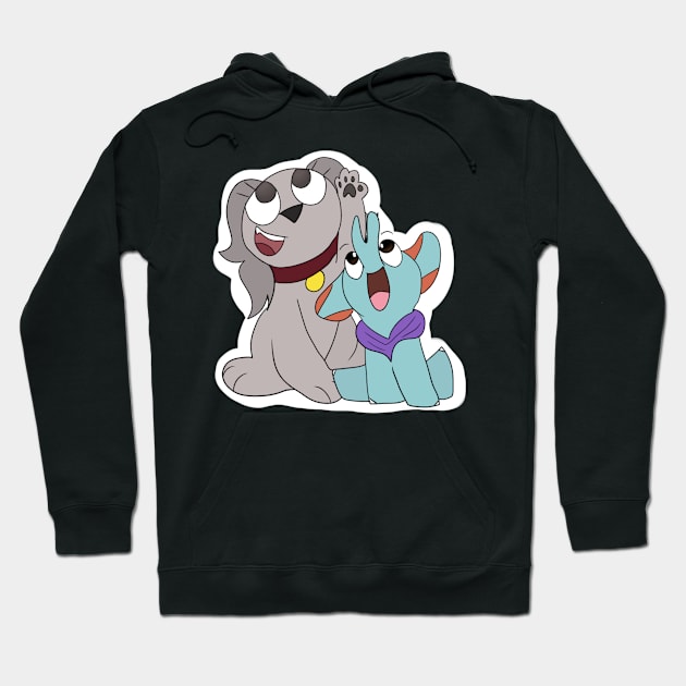 An Ele and a Doggo! {Nicki and Walter} [2021] Hoodie by seasonsofMCG